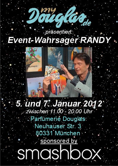 Event-Wahrsager Randy bei Douglas München 2012